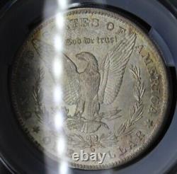CAC 1888 O Morgan Silver Dollar Graded MS63 Rainbow Color Toned Coin