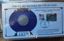 Complete Morgan Peace 35 Silver Dollar Collection Postal Commemorative Society