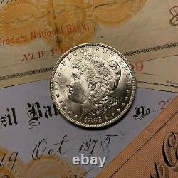 GEM BU Morgan Silver Dollar From OBW Roll Estate Hoard? Mint Unc