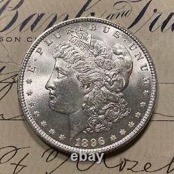 GEM BU Morgan Silver Dollar From OBW Roll Estate Hoard? Mint Unc