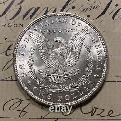 GEM BU Morgan Silver Dollar From OBW Roll Estate Hoard? Mint Unc