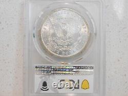 GOLD SHIELD / SPECIAL LABEL! 1887-P Morgan Silver Dollar, PCGS MS-65