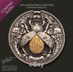 Golden Bug Roman Booteen's coin Hobo Nickel Morgan Dollar & 1/10 gold