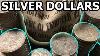 Huge Bag Of Unsearched Morgan Dollars Hunting Old Silver Big Dollars