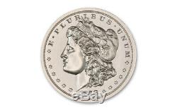 Intaglio Mint 2 oz Silver Morgan Dollar Tribute Round GEM BU PRESALE