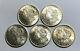 Lot Of 5 Bu 1921-p $1 Morgan Silver Dollars, Coins Are 100 Years Old