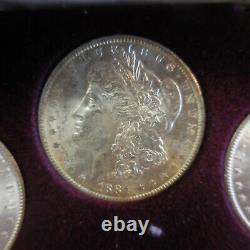 MORGAN SILVER DOLLAR New Orleans Mint COLLECTION SET 1883 O, 1884 O, 1885 O