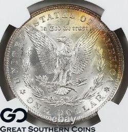 MS64 Common Date Morgan Silver Dollar NGC Mint State 64 Dates Vary, Some Tone