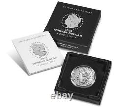 Morgan 2021 Silver Dollar CC and O Privy Mark, 2 Coins, in hand, ship same day