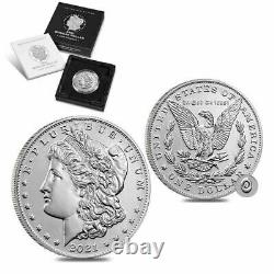 Morgan 2021 Silver Dollar CC and O Privy Mark, 2 Coins, in hand, ship same day