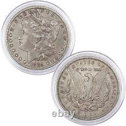 Morgan Dollar 5 Piece All Mint Set AG About Good 90% Silver $1 US Coins COA
