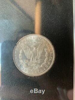 Morgan Silver Dollar 1884cc Carson City GSA BU Original Box/COA