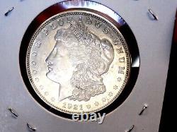 Morgan Silver Dollar 1921 D Rare Pl Proof Like Strike Slider Unc Mega Rare