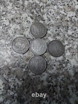 Morgan Silver Dollar Lot (5)