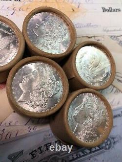 (ONE) UNCIRCULATED $10 Silver Dollar Roll CC & 1885 Morgan Dollar Ender