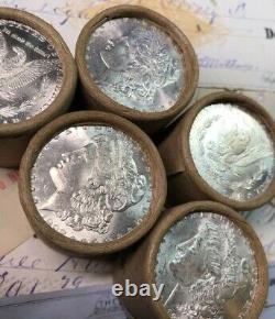 (ONE) UNCIRCULATED $10 Silver Dollar Roll CC Minted Morgan Dollar End 1878-1904