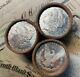 (one) Uncirculated $10 Silver Dollar Roll Mixed Morgan Dollars 1878-1904