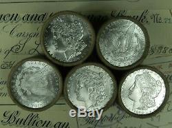 (ONE) UNCIRCULATED $10 Silver Dollar Roll Morgan Dollar Coin Lot BU UNC