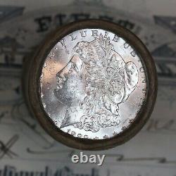 (ONE) UNCIRCULATED $20 Morgan Silver 20 Dollar Roll 1889 & CC-Mint Ends