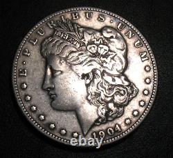 Old Us Coins 1904 S Morgan Silver Dollar