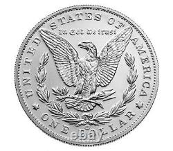 PreSale Morgan 2021 CC $1 Silver Dollar Carson City Mint Mark +BOX & COA