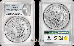 Presale 2021-CC Morgan Dollar PCGS MS70 First Day of Issue