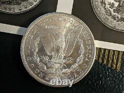 Rare1881 S Morgan Silver Dollar Photo Graded Flawless 65/65 ANACS Ultra Luster