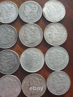 Roll of (20) 90% Silver Morgan Dollars Various Years and Mint Marks
