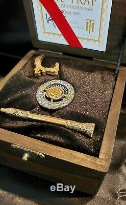Roman BooteenTHE TRAP WITH THE GOLDEN BAIT silver Morgan Dollar 2 Peso Gold coin