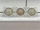 Three Morgan Silver Dollars