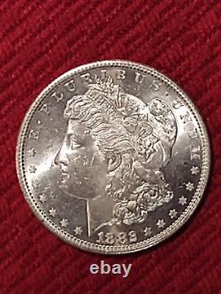 UNC 1882-S Morgan Silver Dollar Monster Luster with Proof Like Mirrors/Cameo! +++