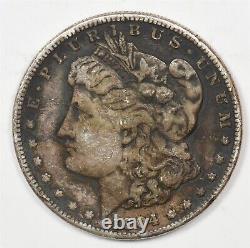 US 1904 -S Better Date Silver Morgan Dollar Nice Toning Silver Morgan Dollar Ni