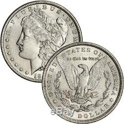 US Morgan Silver Dollar Roll of 20 coins AU Pre 1921 Random Date