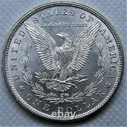 Uncirculated 1880 Morgan Silver Dollar. BU with great luster and appearance