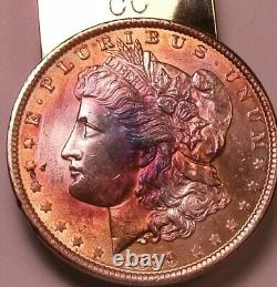 VINTAGE KING RANCH Sterling Silver/Brass Morgan Dollar Money Clip (Handwrought)