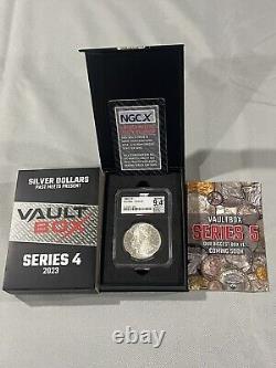 Vaultbox Series 4 1882-S $1 Morgan Silver Dollar NGCX Mint State 9.4 Black Core