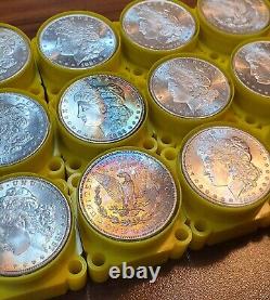 (one) 10 Coin Roll Bu Ms+ Gorgeous All Original Morgan Silver Dollar