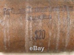 (one) $20 Silver Dollar Roll Uncirculated Gem Bu Morgan S-mint Ends